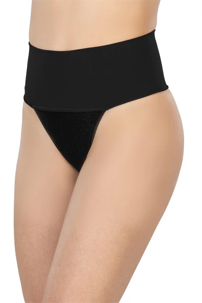 Arias Closet Siyah Mi 2048 Seamless Çift Renk String Korse ürün görseli 1