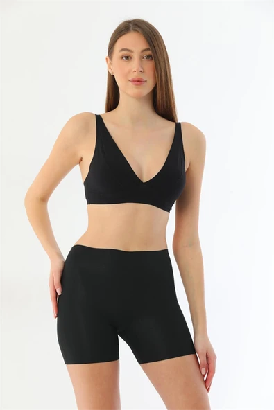 Arias Closet Siyah Mi 2703 Kesim İz Yapmaz Hayalet Boxer ürün görseli 1