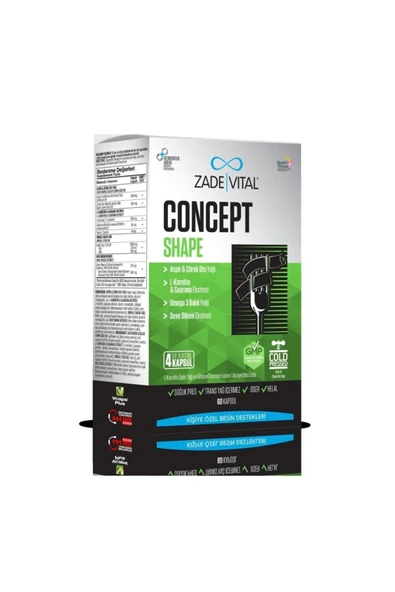 Zade Vital Concept Shape 60 Kapsül ürün görseli 1