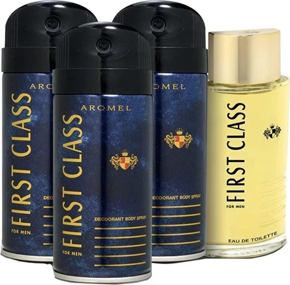 First Class Erkek 100 Ml Edt + 3X150 Ml Deodorant ürün görseli 1