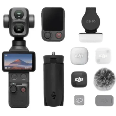 DJI Osmo Pocket 4P Vlog Combo Gimbal ürün görseli 1