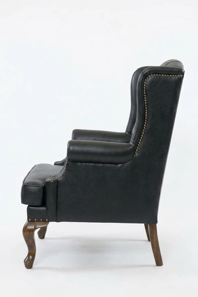Crown Chester Klasik Ahşap Berjer - Resim 10