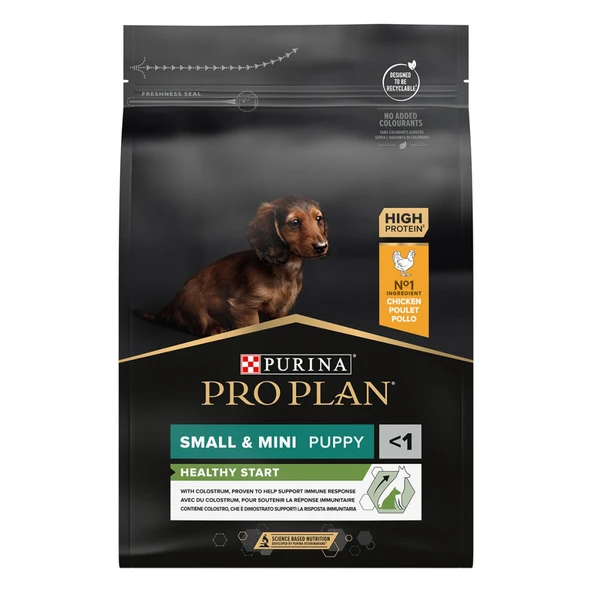 Pro Plan Puppy Small&Mini Tavuklu Küçük Irk Yavru Köpek Maması 3kg (SKT. 04/2027) ürün görseli 1