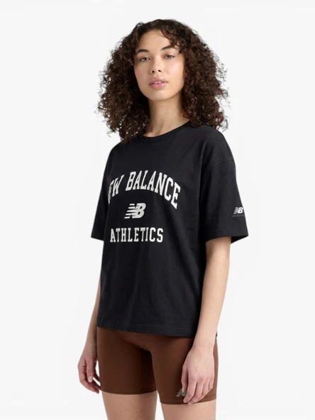 NB LIFESTYLE WOMEN T-SHIRT Kadın Yeşil T-Shirt - WNT1402 ürün görseli 1