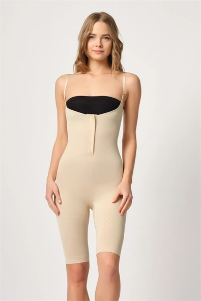 Arias Closet Ten Mi Emay 2093 Ön Agraflı Göğsü Paçalı Boy Korse ürün görseli 1