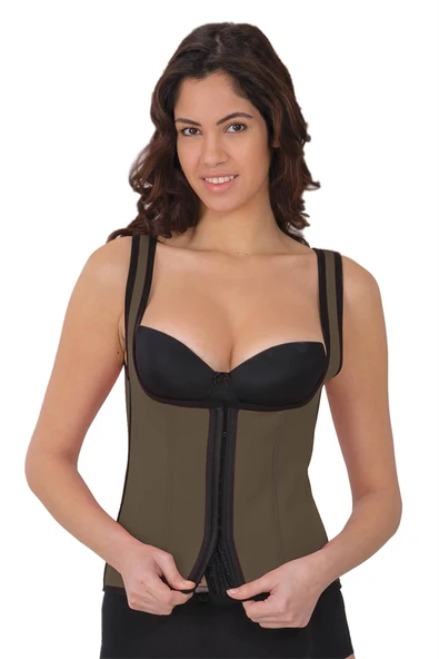 Arias Closet Ten Mi 9173 Agraflı Göğsü Atlet Korse ürün görseli 1