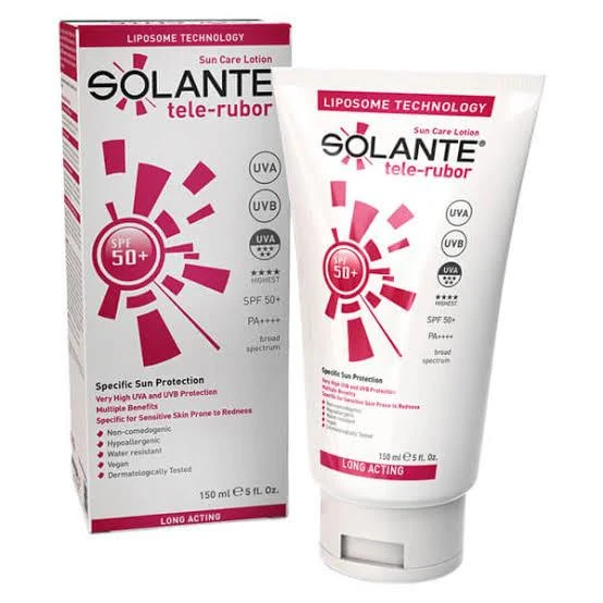 Solante Tele-Rubor Sun Care Losyon SPF50 150 ml ürün görseli 1