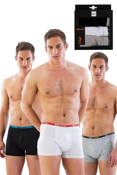 Arias Closet Mi Emay 6900 3'Lü Erkek Boxer ürün görseli 1