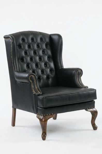 Crown Chester Klasik Ahşap Berjer - Resim 8