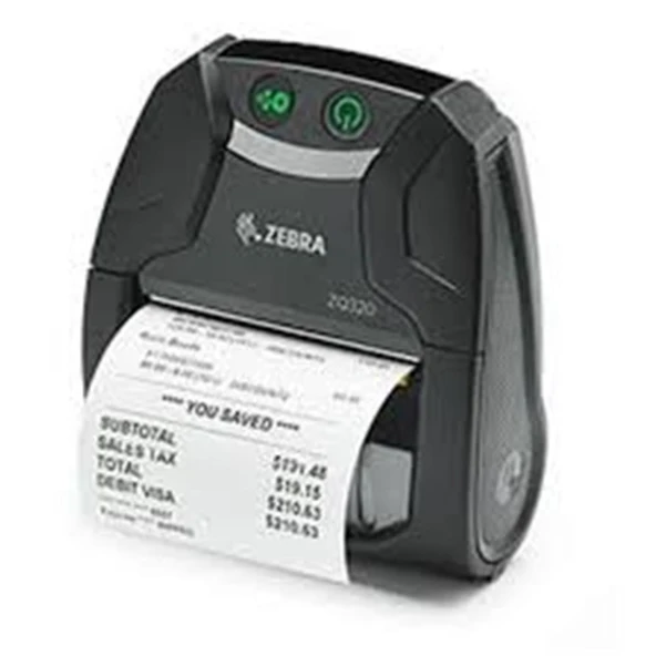 Zebra ZQ320 Mobil Etiket ve Fiş Yazıcı Bluetooth 3" 203 Dpı IP54. (iMZ320 Yerine) Şarj Kablosu Dahil ürün görseli 1