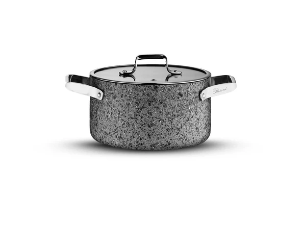 Brioni Stone-H İndüksiyon Tabanlı Çizilmez Derin Tencere - 24 cm ürün görseli 1