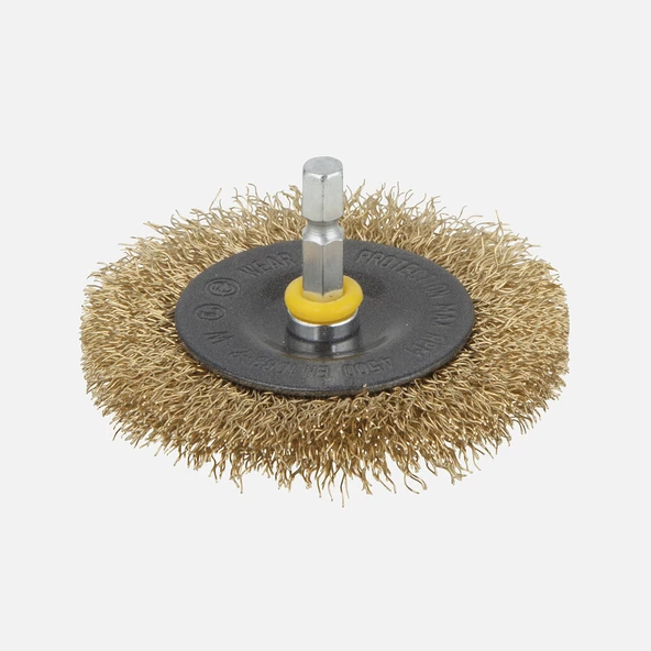 Wolfcraft Disk Tipi Tel Fırça 75X10mm (3'li Paket) ürün görseli 1