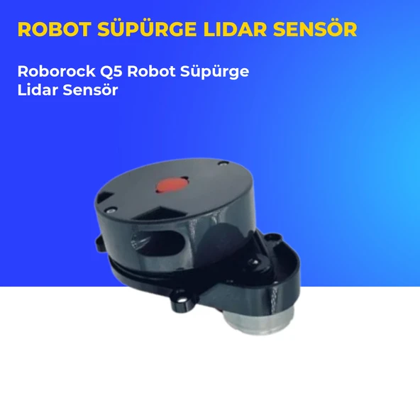 Roborock Q5 Robot Süpürge Lidar Sensör ürün görseli 1