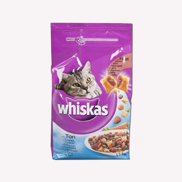 Whiskas Ton Balıklı Sebzeli Kuru Kedi Maması 1.4 kg (2'li Paket) ürün görseli 1