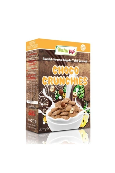 Naturpy Glutensiz Fındıklı Krema Dolgulu Tahıl Gevreği 225 Gr ürün görseli 1