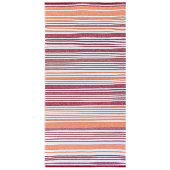 Maisonette Fouta Plaj Havlusu Bej-Bordo 75 x 150 Cm (3'li Paket) ürün görseli 1