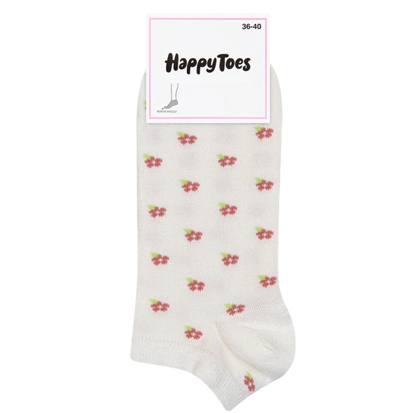 Happy Toes Kadın Viskon Desenli Patik Çorap 36-40 (6'li Paket) ürün görseli 1