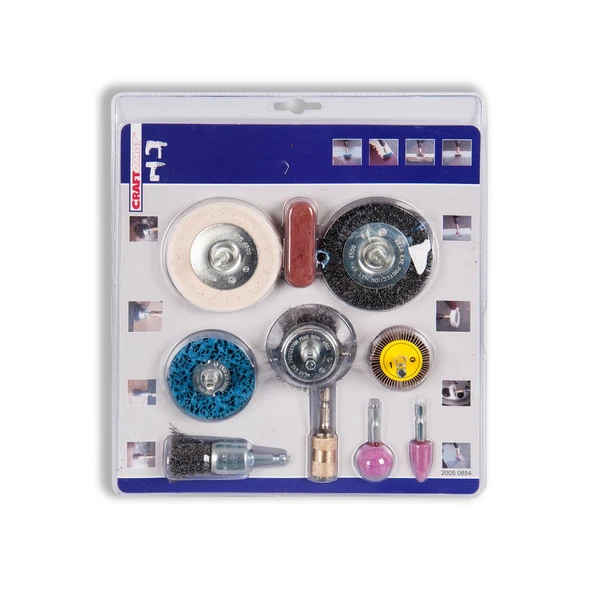 Craftomat Tel Fırça Seti (3'li Paket) ürün görseli 1