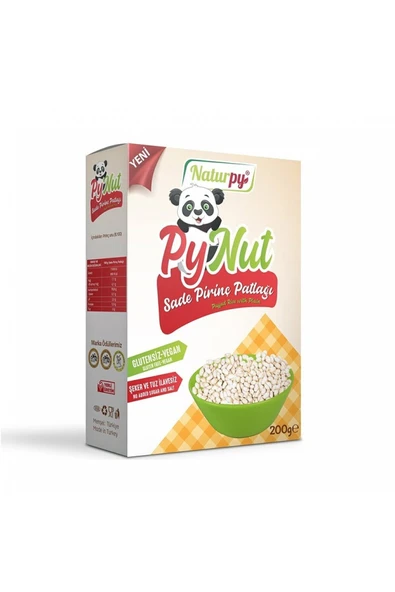 Naturpy Pynut Glutensiz Sade Pirinç Patlağı 200 Gr ürün görseli 1