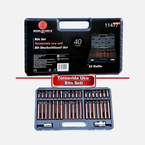 Bits Uç Seti 40 Parça S2 (2'li Paket) ürün görseli 1
