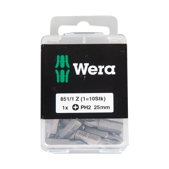 Wera 851/1 Z 10'lu Bits Uç Seti (3'li Paket) ürün görseli 1