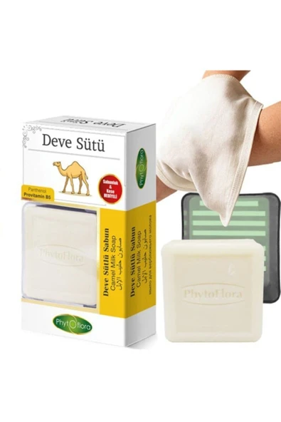 phyto flora Deve Sütlü Sabun 125 gr (Kese ve Sabunluk Hediyeli) ürün görseli 1