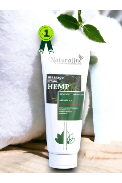 Naturaline Hemp Cream Massage Cream Kenevir Kremi ürün görseli 1