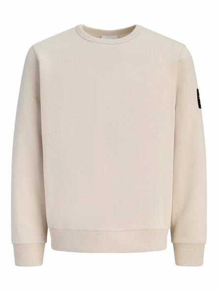 Jack Jones Leveland Bisiklet Yaka Regular Fit Erkek Sweat 12298440 ürün görseli 1