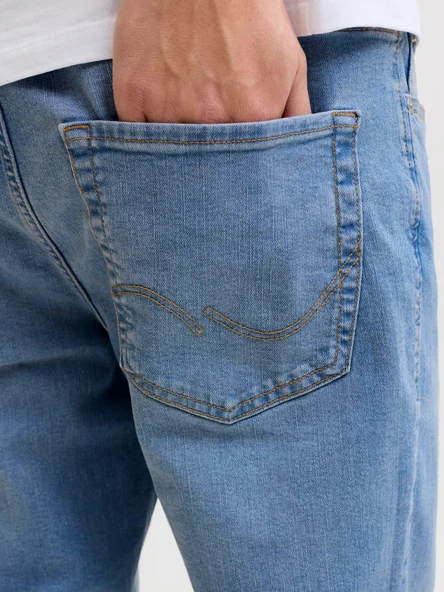 Jack Jones Clark Basıc Regular Fit Erkek Jean Pantolon 12293552 - Resim 8
