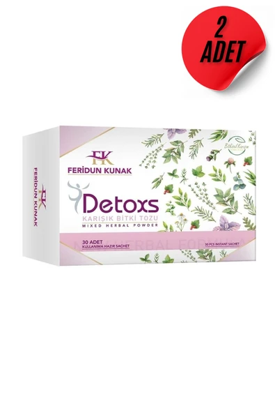 Yaren Detoxs Çay Feridun Kunak Detoks 30lu 2 Paket ürün görseli 1