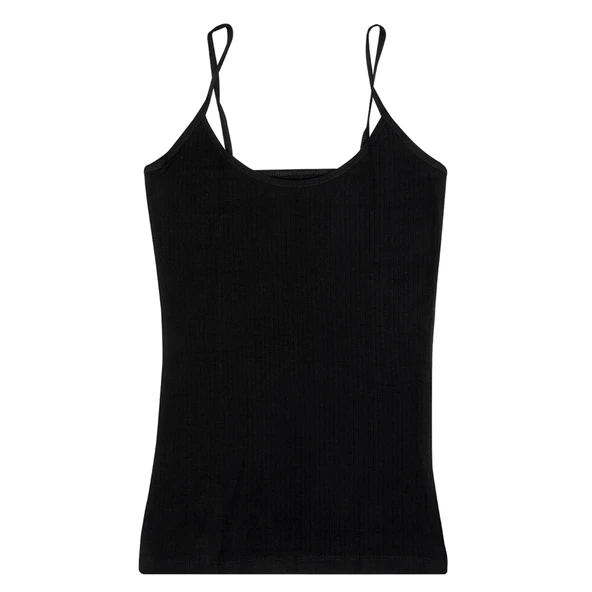 Brix Kadın Fitilli Atlet Siyah XL (4'li Paket) ürün görseli 1
