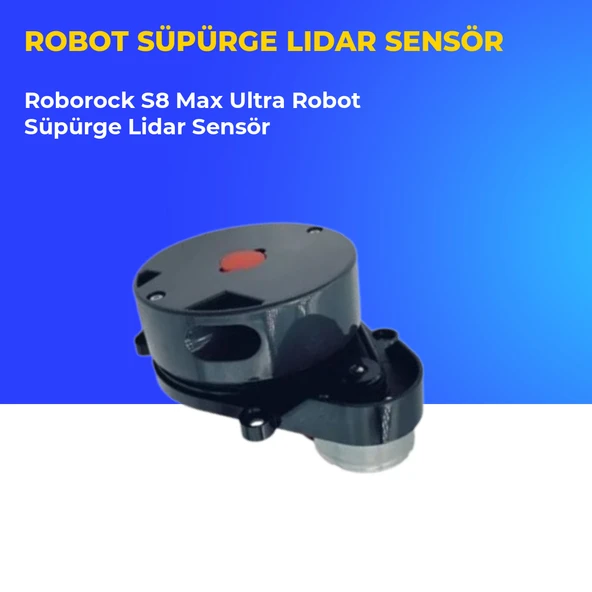 Roborock S8 Max Ultra Robot Süpürge Lidar Sensör ürün görseli 1