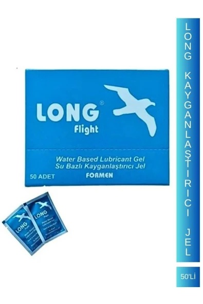 Kozmik Bitkisel Long Mendil Long Flight Lubricant Jel 50'li 1 Paket ürün görseli 1