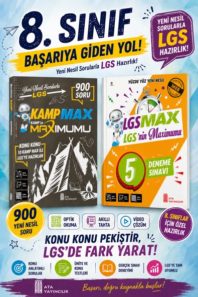 8.Sınıf Lgs Kamp Max Kamp'ın Maximumu + Lgs Max 5'li Deneme ürün görseli 1