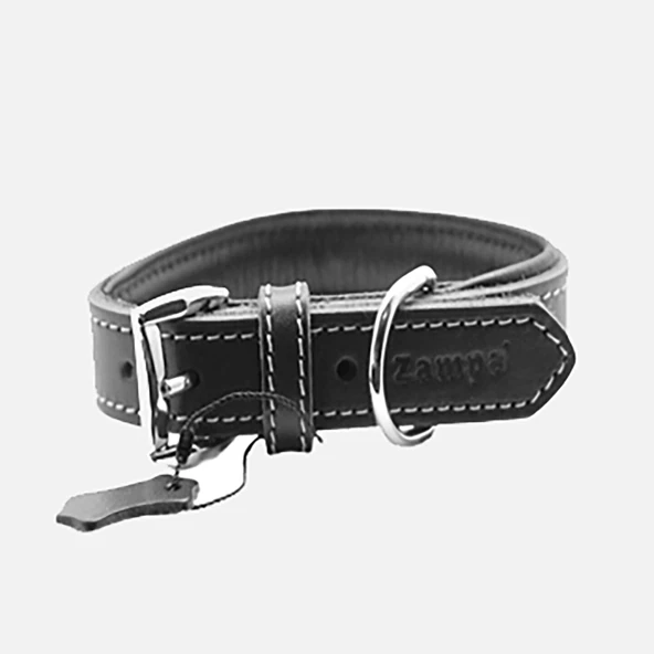 Zampa Classic M Köpek Boyun Tasması Siyah 54 cm (3'li Paket) ürün görseli 1