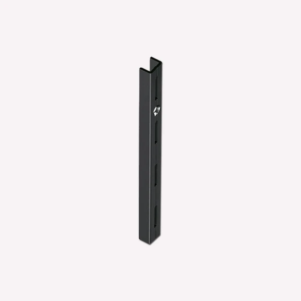 Element System Klasik Duvar Rayı EL 50 Siyah (4'li Paket) ürün görseli 1