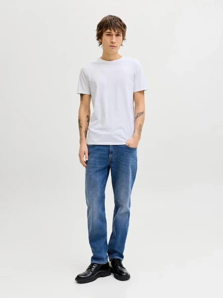 Jack Jones Clark Basıc Regular Fit Erkek Jean Pantolon 12282669 - Resim 3