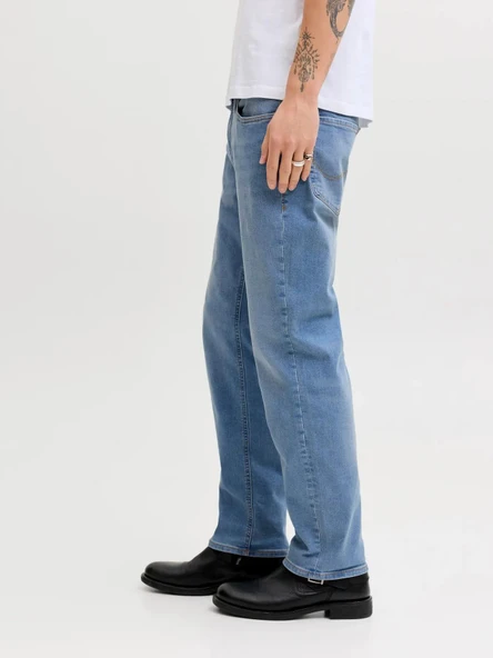 Jack Jones Clark Basıc Regular Fit Erkek Jean Pantolon 12293552 - Resim 2