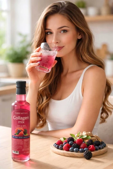 aleyna baharat Collagen Mix - Tripeptit 500 Dalton Tip 1 & Tip 3 Kolajen-Selenyum-Folik Asit- Çinko- B6 Vitamini ürün görseli 1