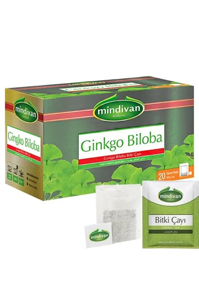 Zühre Mindivan Ginkgo Biloba Çayı 20 li Premium Süzen Poşet ürün görseli 1