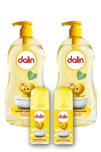 Dalin Bebek Banyo ve Kolonya Seti - 700 ml Şampuan + 2 Adet 100 ml Bıcı Bıcı Bebek Kolonyası Fırsat Paketi ürün görseli 1