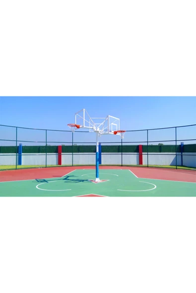 ÇELİK KASA DÜNYASI Tek Direkli 3 Lü Basket Potası 9 999tl Adrese Teslim ürün görseli 1
