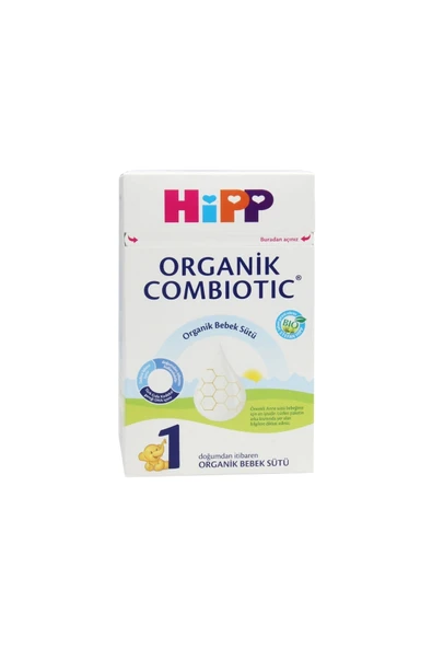 Hipp Organik Combiotic Bebek Sütü 600GR No:1 (0-6 Ay) Doğumdan İtibaren ürün görseli 1