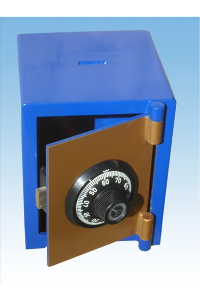 ÇELİK KASA DÜNYASI Z017ktm Çocuklar Için Mekanik Şifreli Kumbara Kasa 231717cm 4kg ürün görseli 1