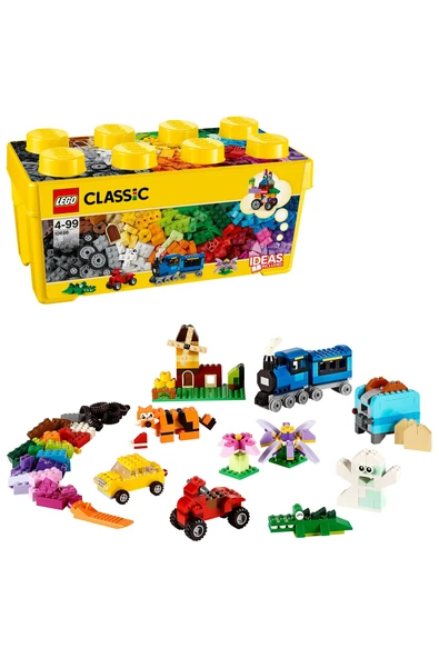 LEGO ® Classic Orta Boy Yaratıcı Parçalar Yapım Kutusu 10696 - 4+ Yaratıcı Oyuncak Yapım Seti (484 Parça) ürün görseli 1