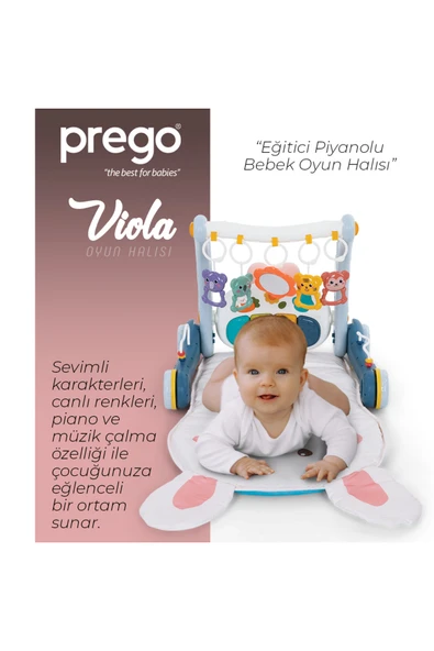 Prego Viola Piyanolu Oyun Halısı 6051 (ilk arabam ) ürün görseli 1
