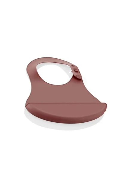 Babyjem 718 Mini Silikon Önlük Mocha ürün görseli 1
