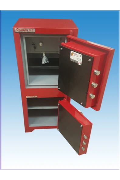 ÇELİK KASA DÜNYASI 008e2a2kd Kırşehir Çemaş Ofis Tipi Alt Dolap Ve Üst Kasa Elek ürün görseli 1