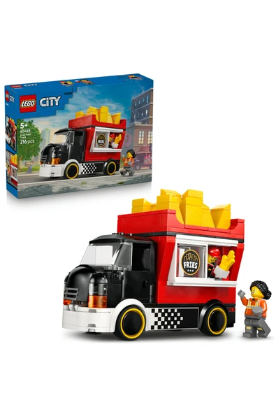 LEGO ® City Patates Kızartması Kamyonu 60488 - 5+ Yaratıcı Oyuncak Yapım Seti (216 Parça) ürün görseli 1