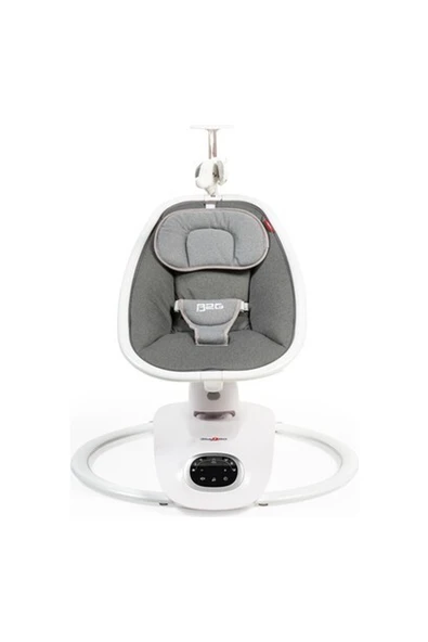 Baby2Go Taneger Elektrikli Otomatik Sallanan Ana Kucağı Koyu Gri Uzaktan Kumandalı ürün görseli 1